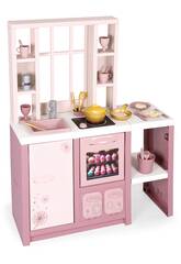Cucina Loft Rosa con Elettronica e 27 Accessori