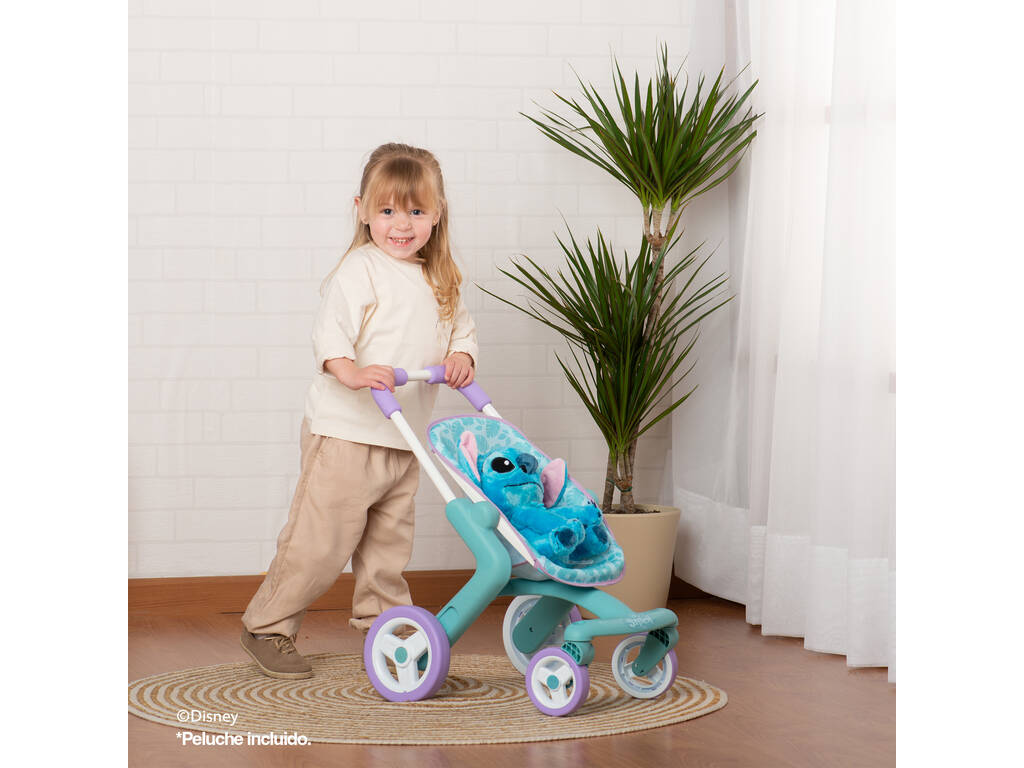 Disney Stitch Passeggino con peluche Stitch da 25 cm