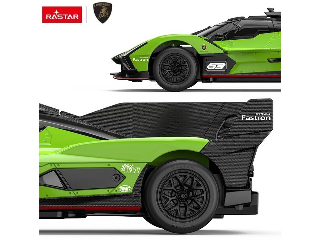 Vehículo Radio Control 1:24 Lamborghini SC63 Verde