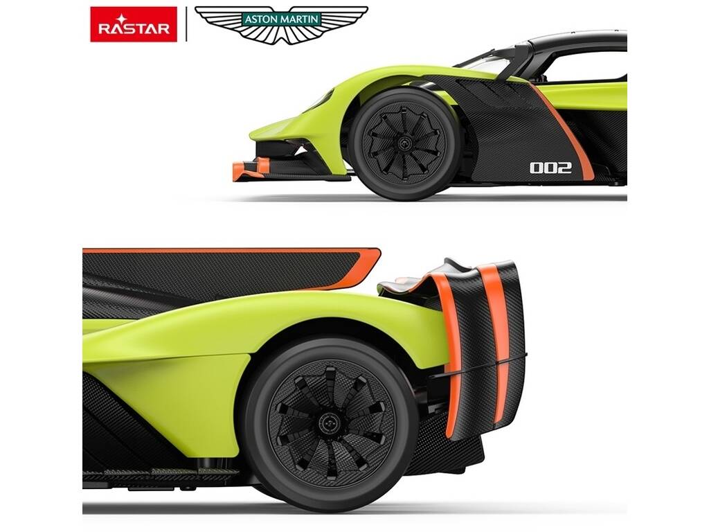 Vehículo Radio Control 1:14 Aston Martin Valkyrie AMR Pro Verde Claro
