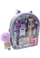 Zaino Kawaii da 26 cm con accessori