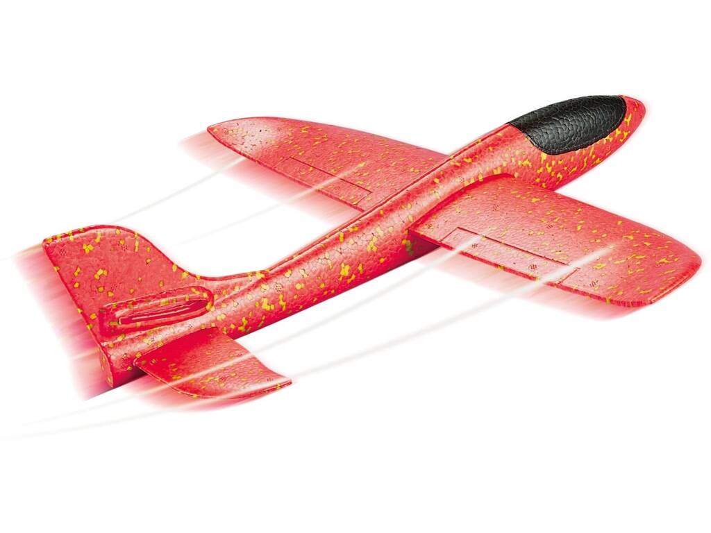 Avión Lanzadera Rojo de 12x48x49 cm