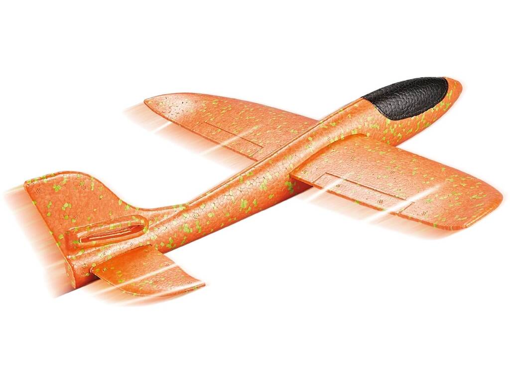 Avião Lançadora Laranja de 12x48x49 cm