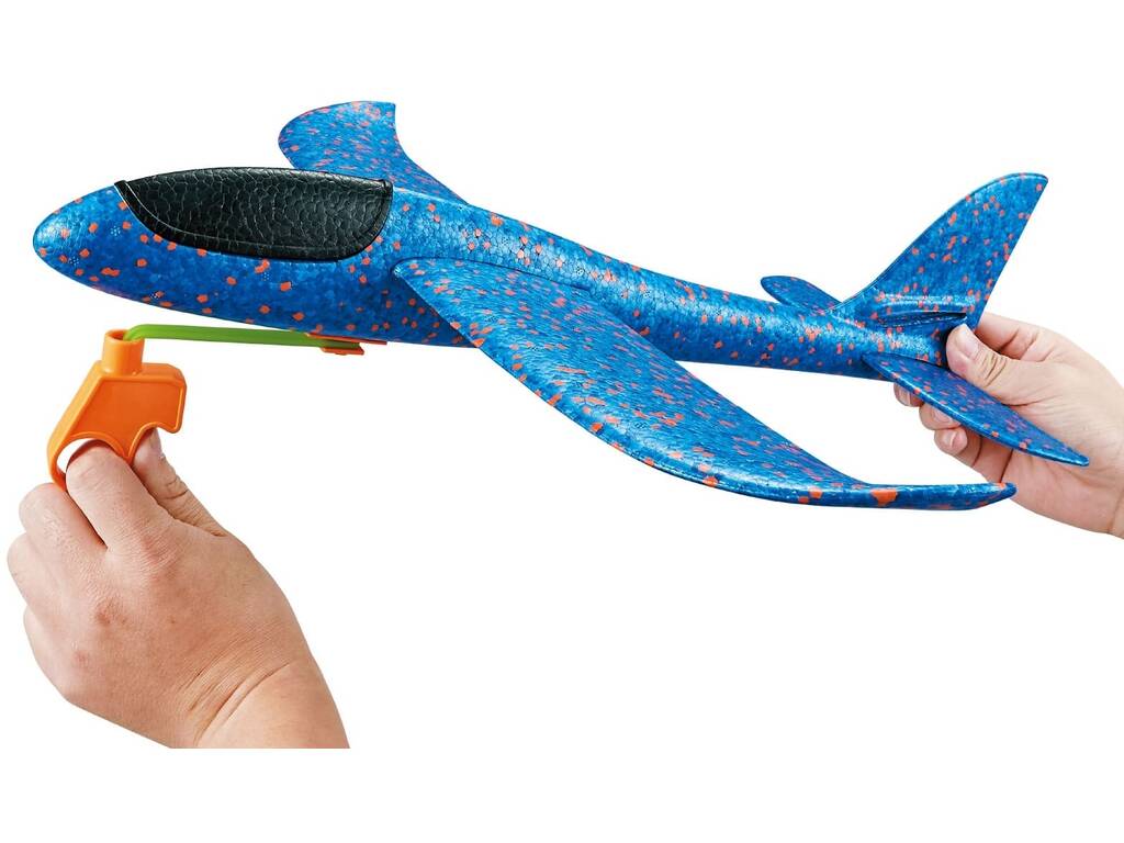 Aereo Lanciatore Blu 12x48x49 cm