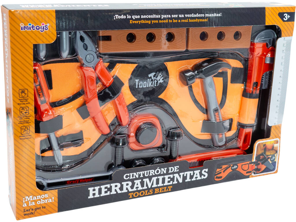 Set de Herramientas con Cinturón y Accesorios