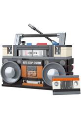 Retro Blocks Cassette Radio Rétro de 156 Pièces