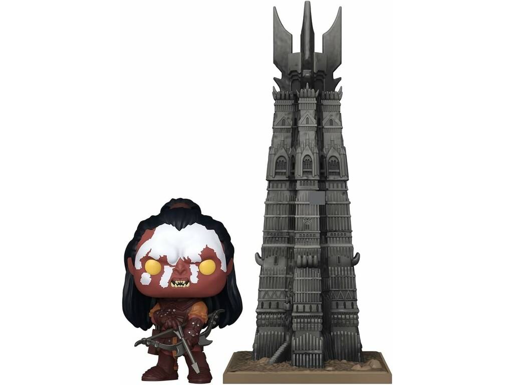 Funko Pop Town O Senhor dos Anéis Figura Lurtz com Orthanc