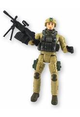Spezialeinheiten Figur Hellgrüne Uniform 22,5 cm mit Helm
