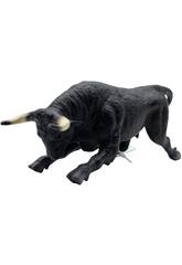 Figurine Taureau chargeant noir, 5 x 4 x 15 cm