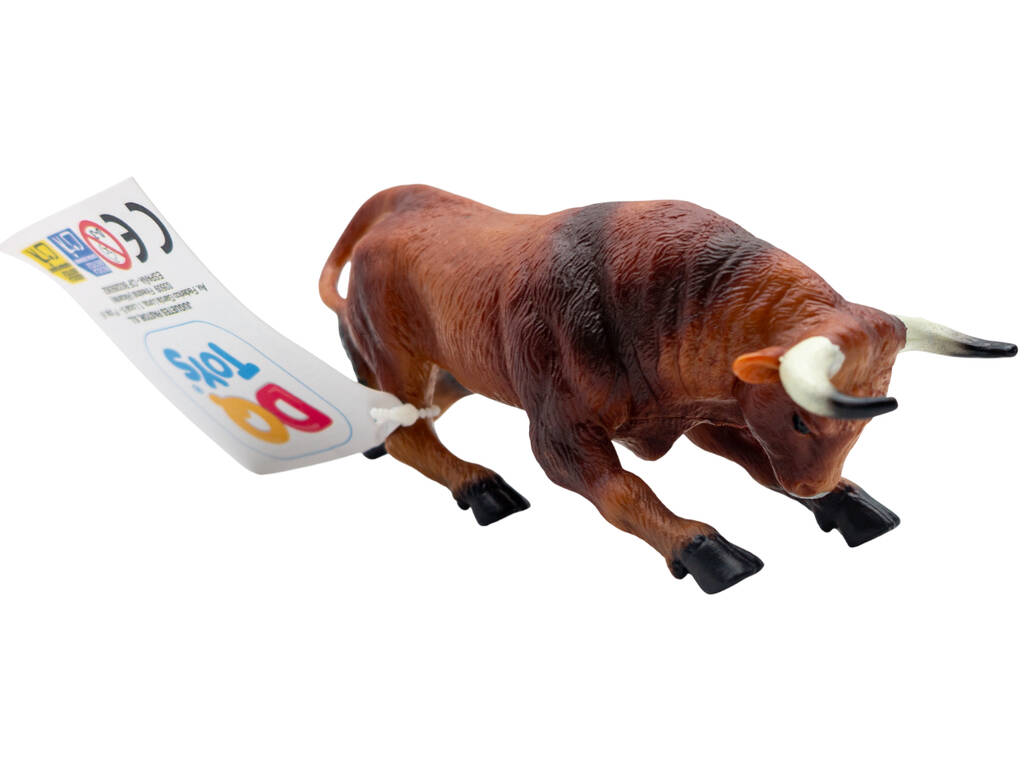 Figura Toro Embistiendo Marrón de 5x4x15 cm