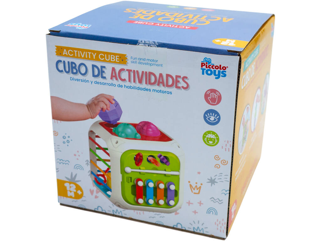 Cubo de Atividades de 15x15x15 cm