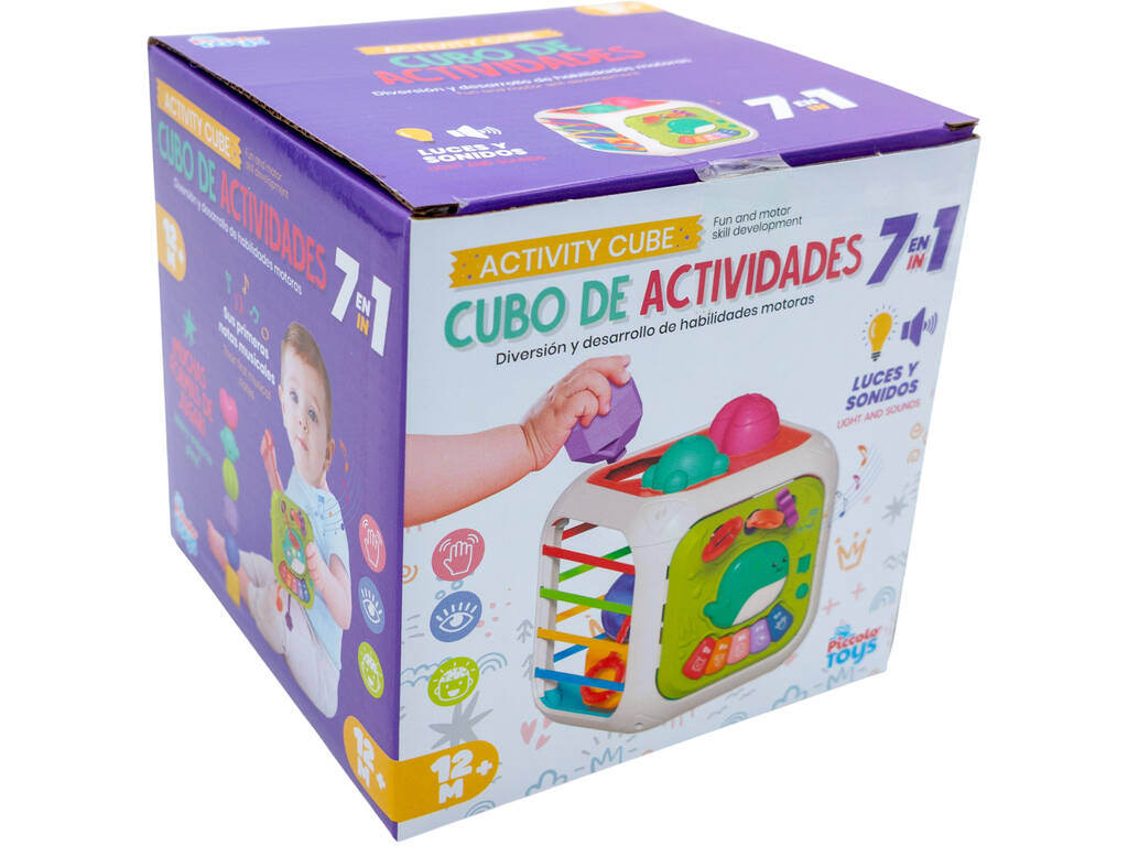 Cubo de Atividades de 15x15x15 cm