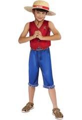 D�guisement enfant One Piece Monkey D. Luffy taille M