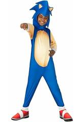 Déguisement enfant Sonic The Hedgehog taille S avec capuche