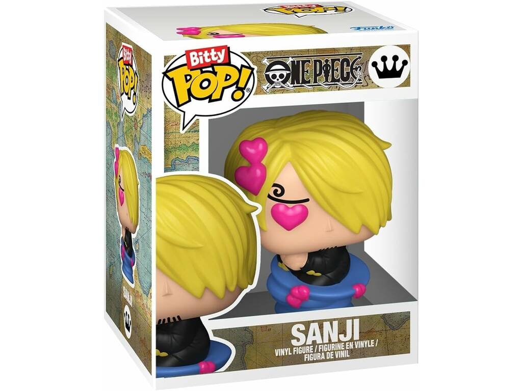 Funko Bitty Pop One Piece Pack 4 com Sanji