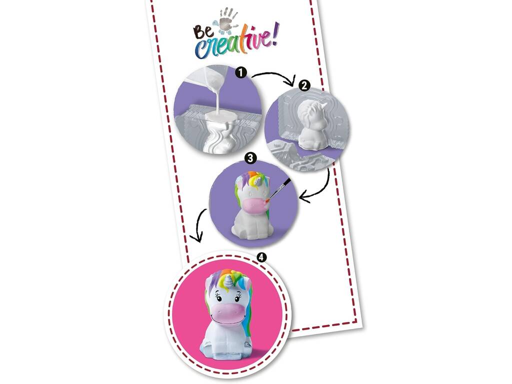 Be Creative Maxi Créations en plâtre Licorne