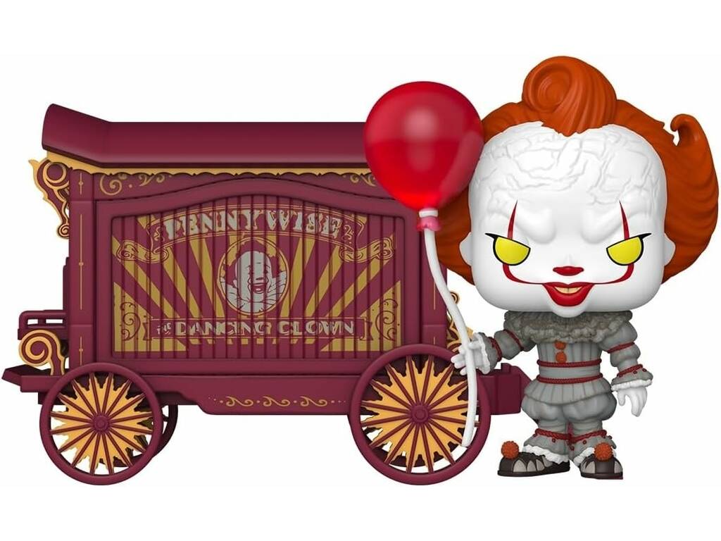 Funko Pop Town IT Welcome To Derry Figura Pennywise con carrello