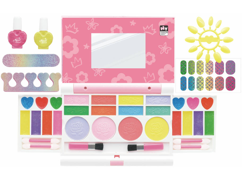 Kit de maquillage royal avec étui et accessoires