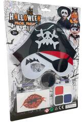 Kit de maquillage pirate pour Halloween