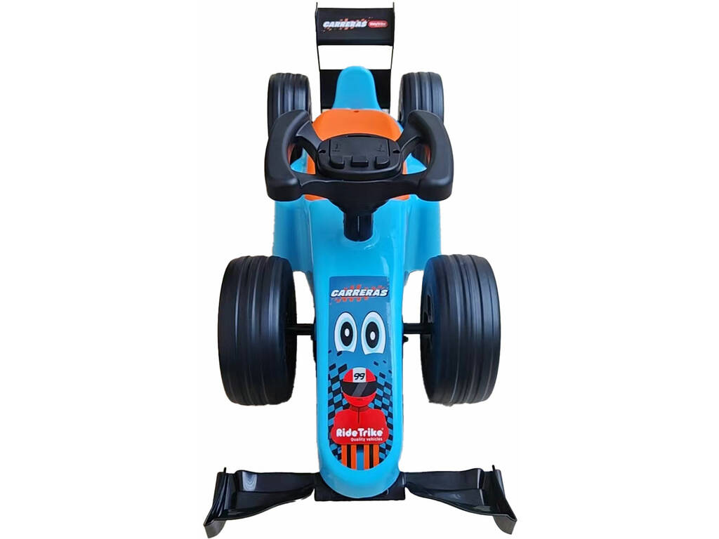 Andador Infantil Carro de Corridas Azul com Sons