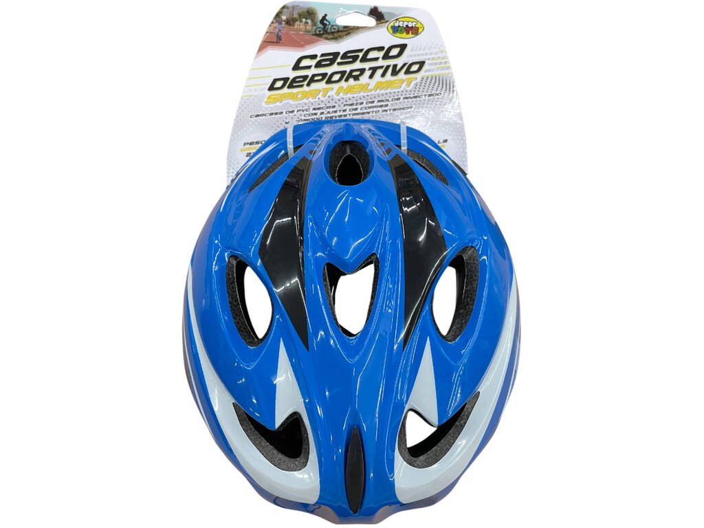 Casco Deportivo Azul Talla M