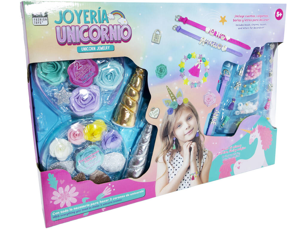 Set gioielli Unicorno Diademi e braccialetti