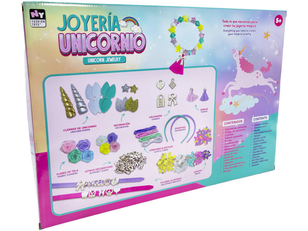 Set gioielli Unicorno Diademi e braccialetti