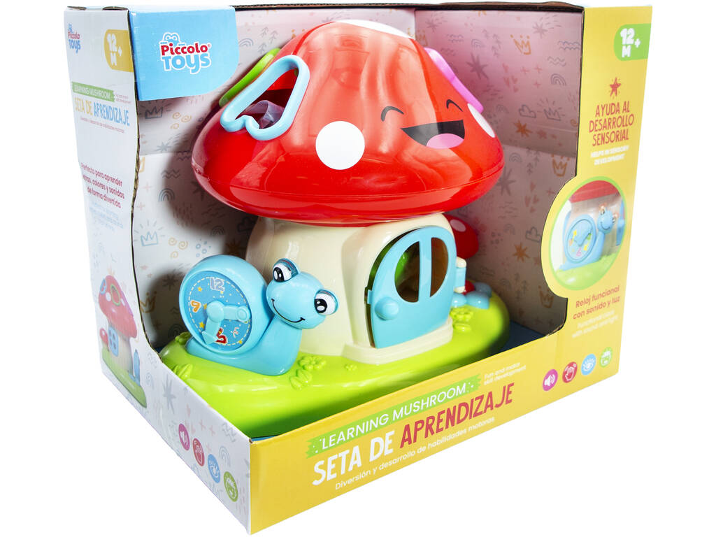 Casita Seta de Aprendizaje con Luz y Sonidos