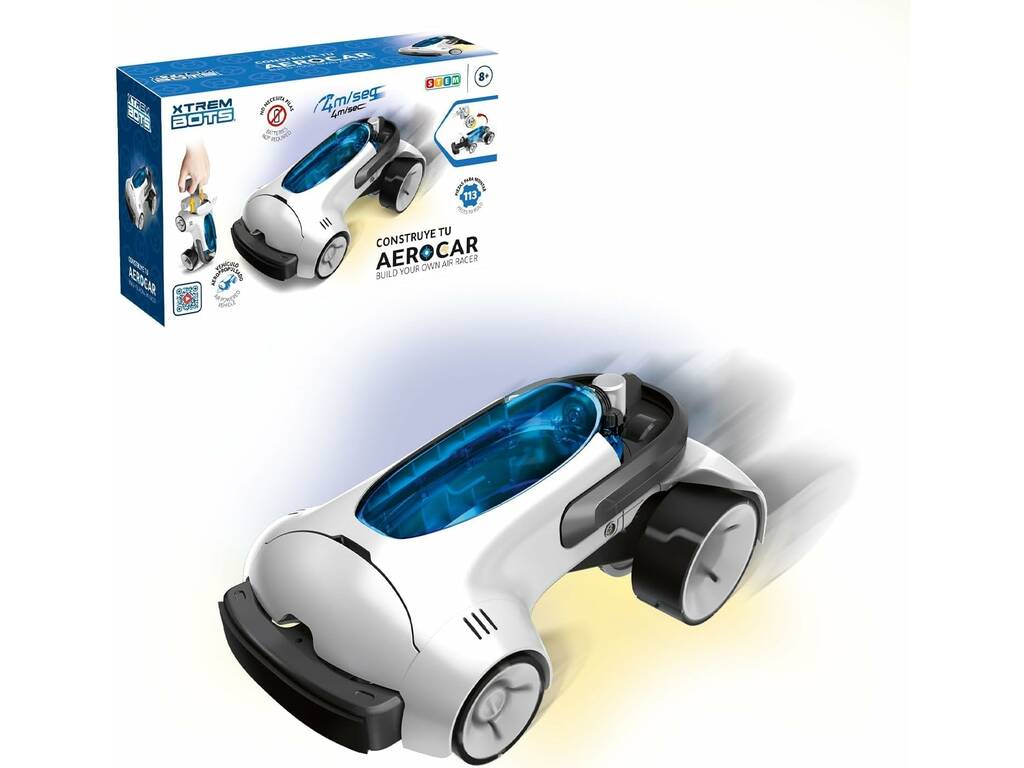 Xtreme Bots Vehículo Aeropropulsado Aerocar con 113 Piezas