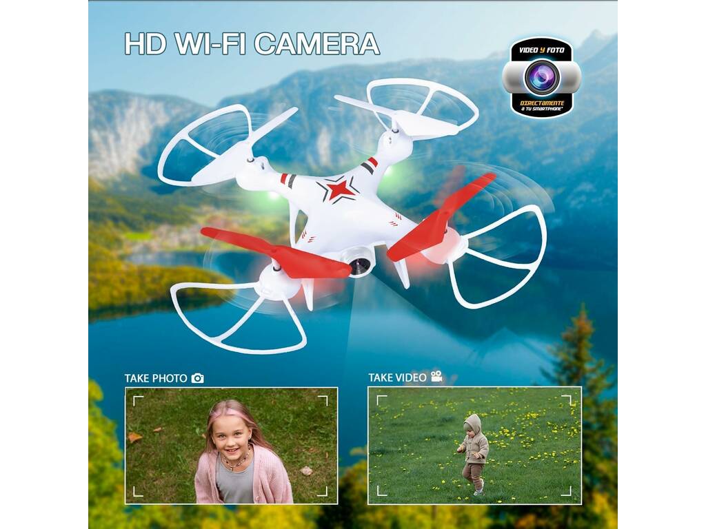 Xtrem Raiders Drone radiocommandé Fly Cam avec WiFi