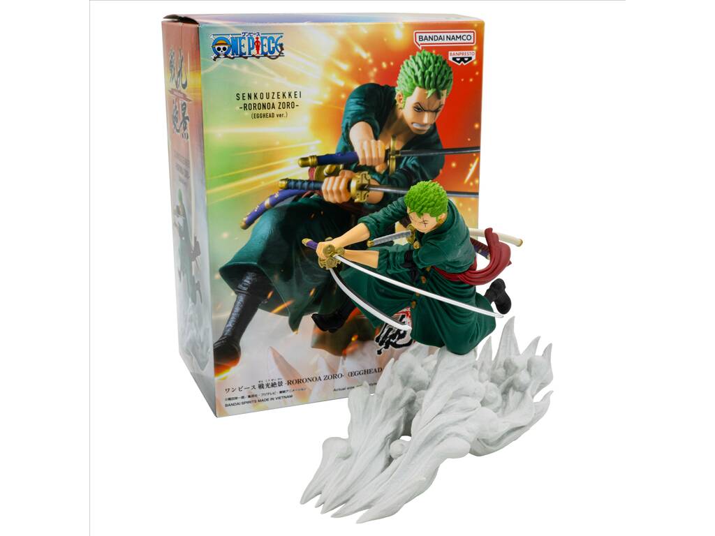 One Piece Senkouzekkei Figura Roronoa Zoro Egghead Ver. de 15 cm