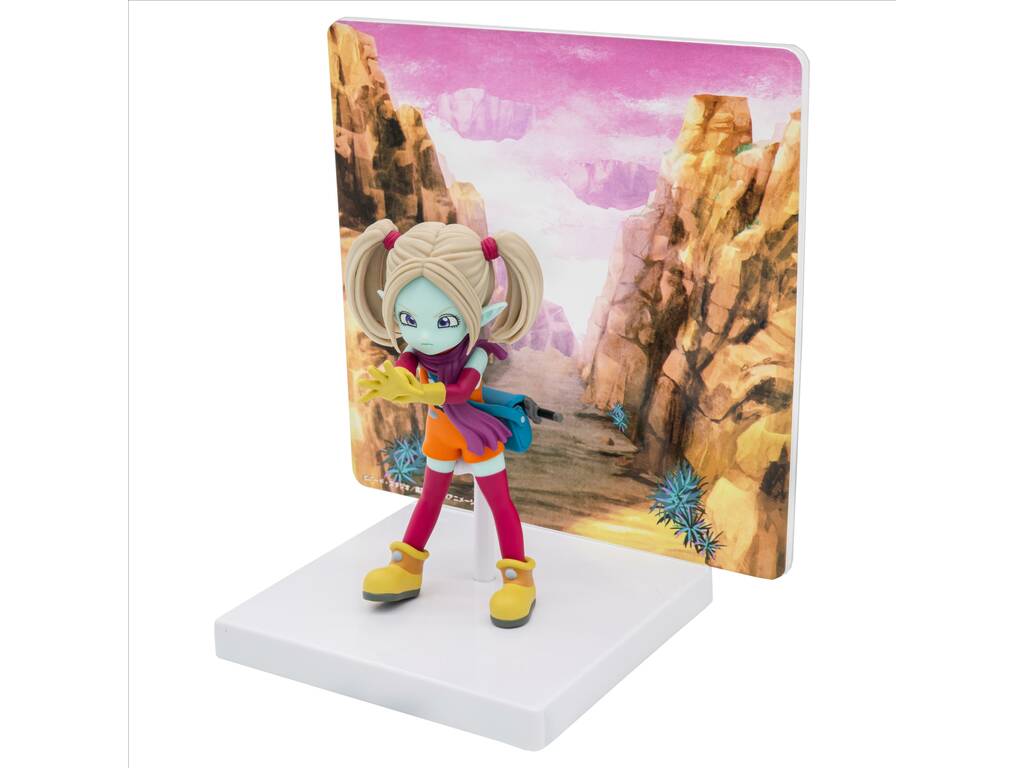 Dragon Ball Daima Figura Panzy com Painel 14 cm