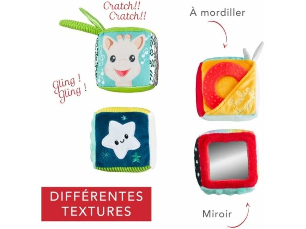 Sophie La Girafe 4 Cubes Multiactivités
