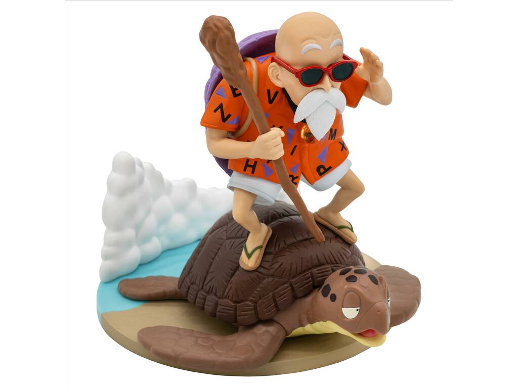 Dragon Ball History Box Figura Maestro Roshi con Tartaruga da 12 cm