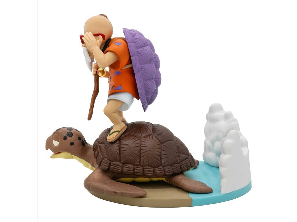 Dragon Ball History Box Figura Maestro Roshi con Tartaruga da 12 cm