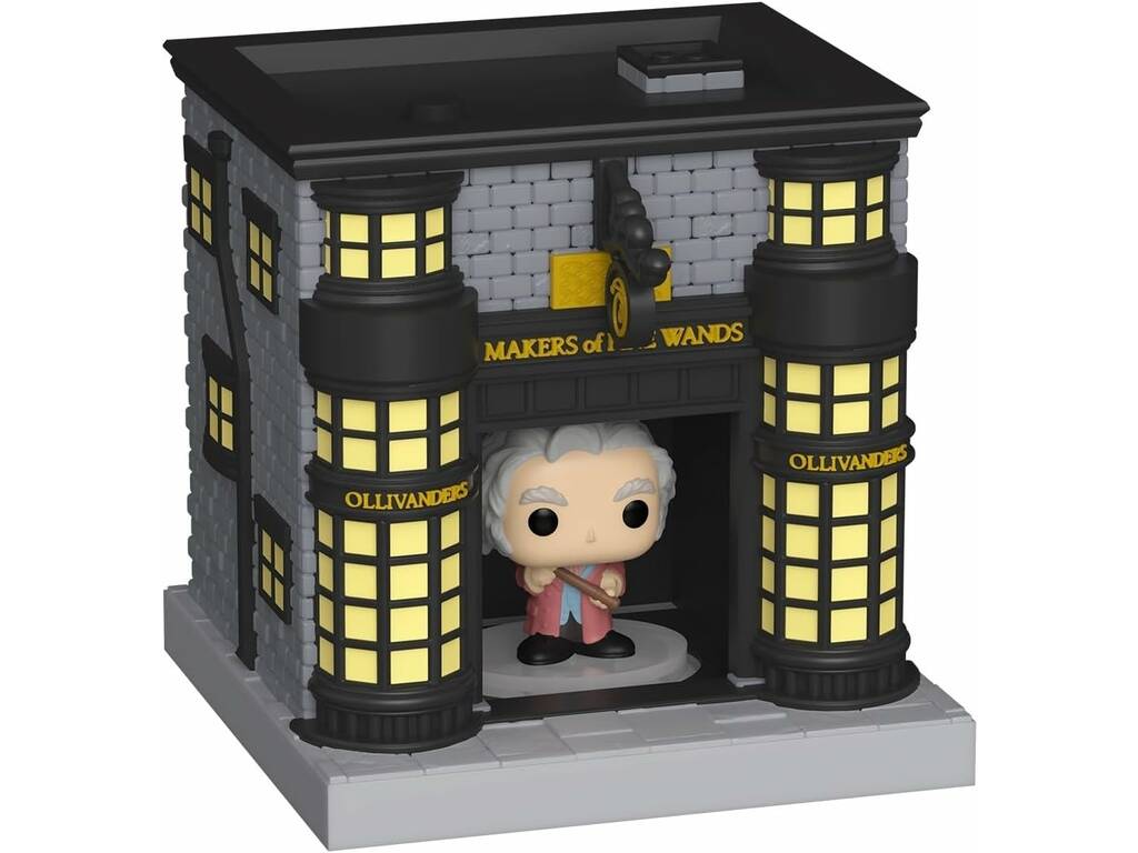 Funko Bitty Pop Harry Potter Pack Garrick Ollivanders y la Tienda de Varitas Mágicas de Ollivander