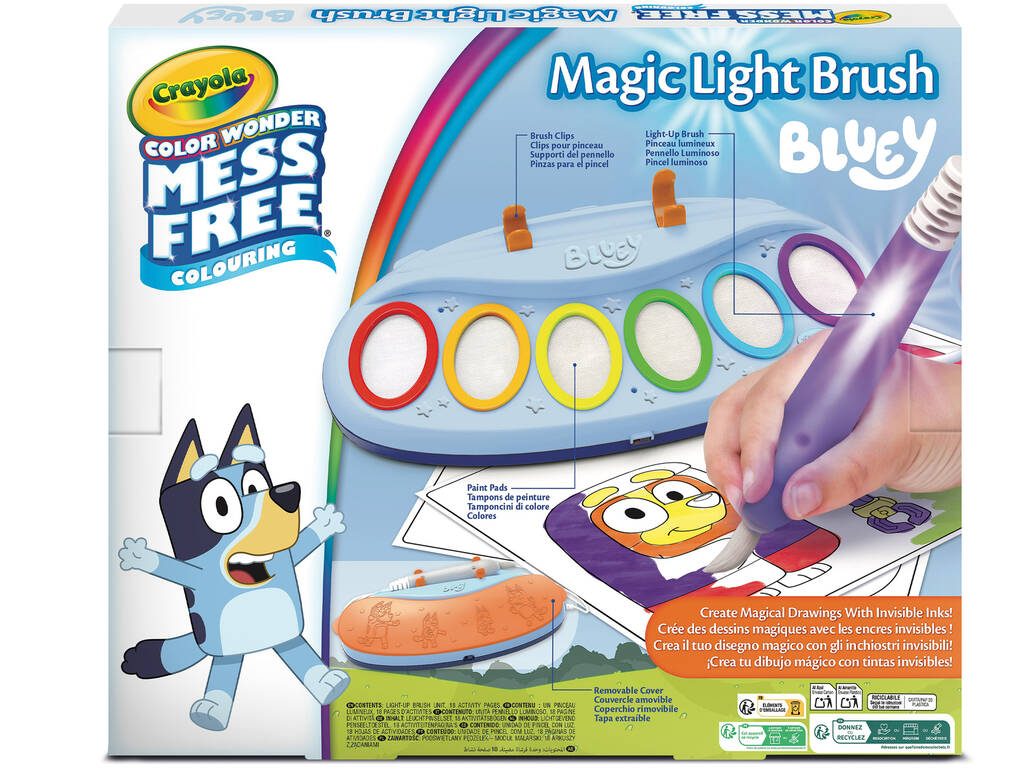 Color Wonder Bluey Pinceau magique lumineux