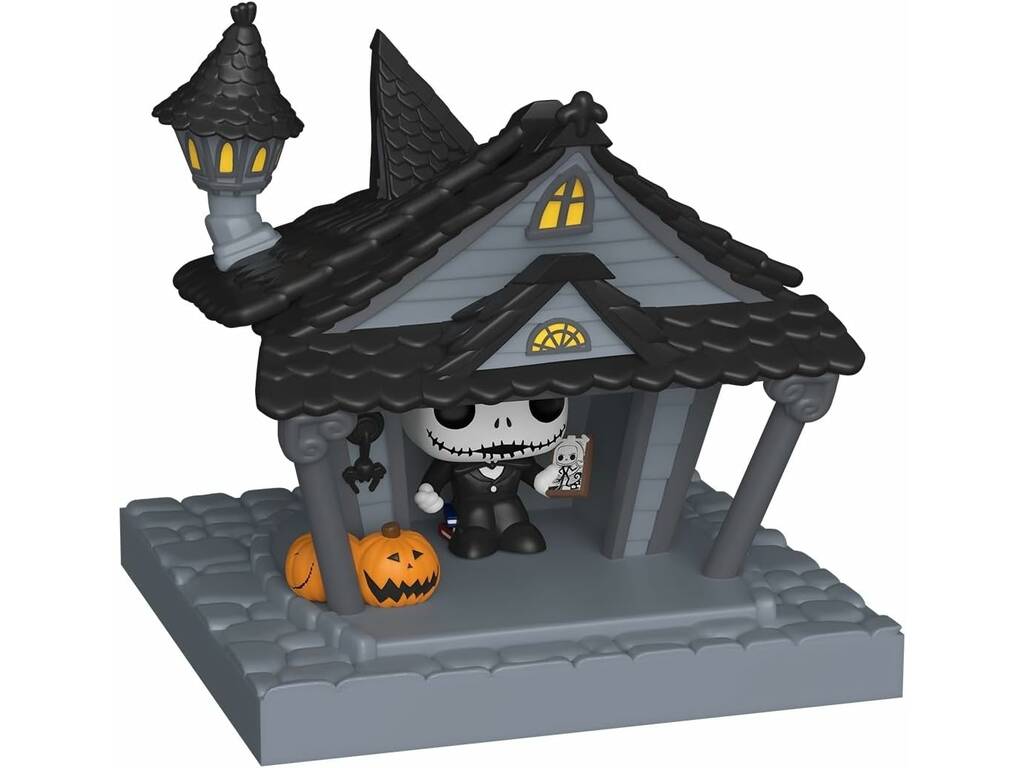 Funko Bitty Pop Towns L'Étrange Noël de monsieur Jack Figurine Jack Skellington et Maison de Jack