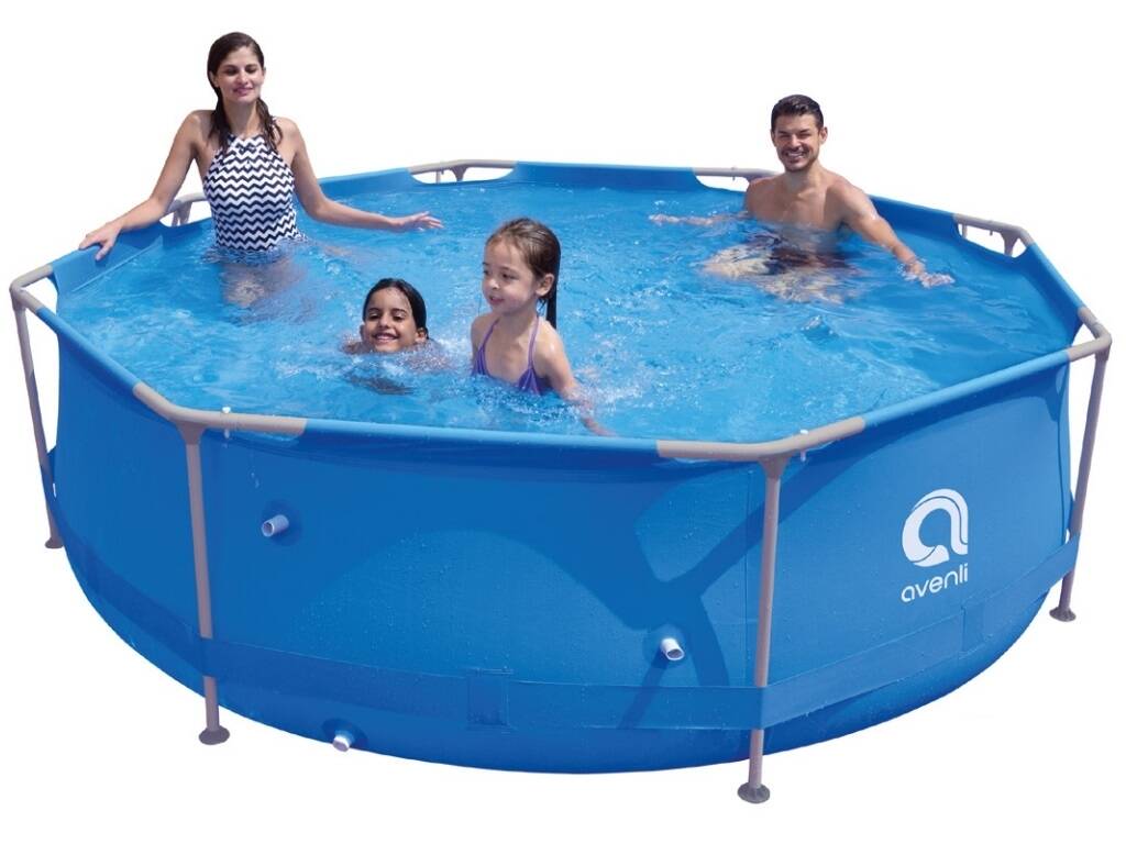 Piscina Desmontable SteelSuper Round Pool de 300x76 cm Avenli 17798