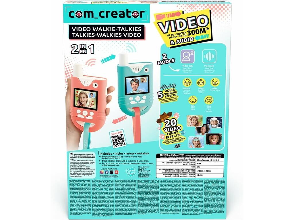 Com Creator Walkie Talkie con videochiamata