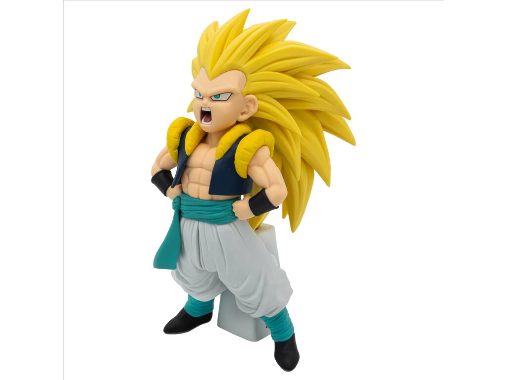 Dragon Ball Z Solid Edge Works Figura Super Saiyan 3 Gotenks de 15 cm
