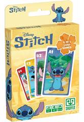 Disney Stitch Shuffle Deck pour enfants 4 en 1