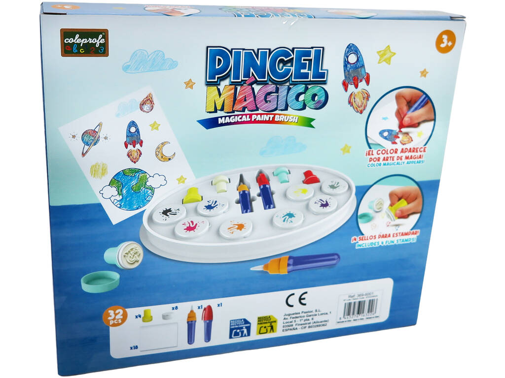 Pincel Mágico Set Creativo Pinta Sin Mancharte