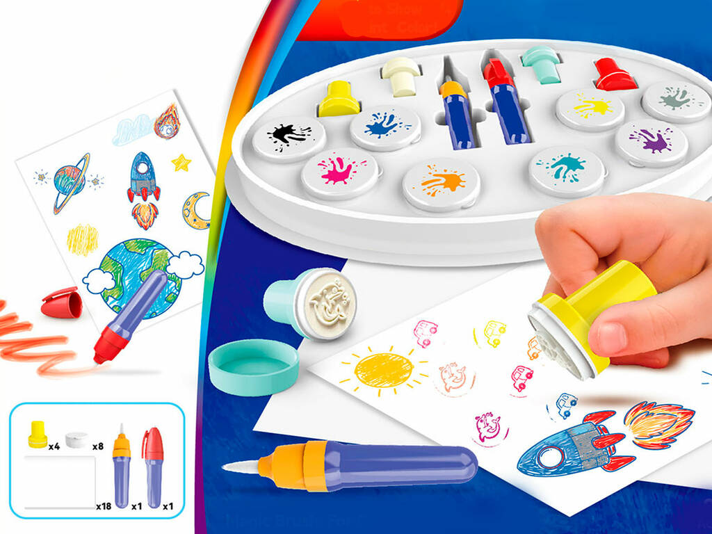 Pincel Mágico Set Creativo Pinta Sin Mancharte