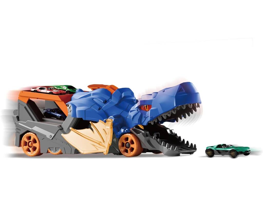 Dragón Lanzadera Vehículo Azul con 2 Coches