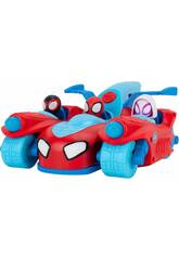 Marvel Spidey And His Amazing Friends Veicolo 3 in 1 Split Racer