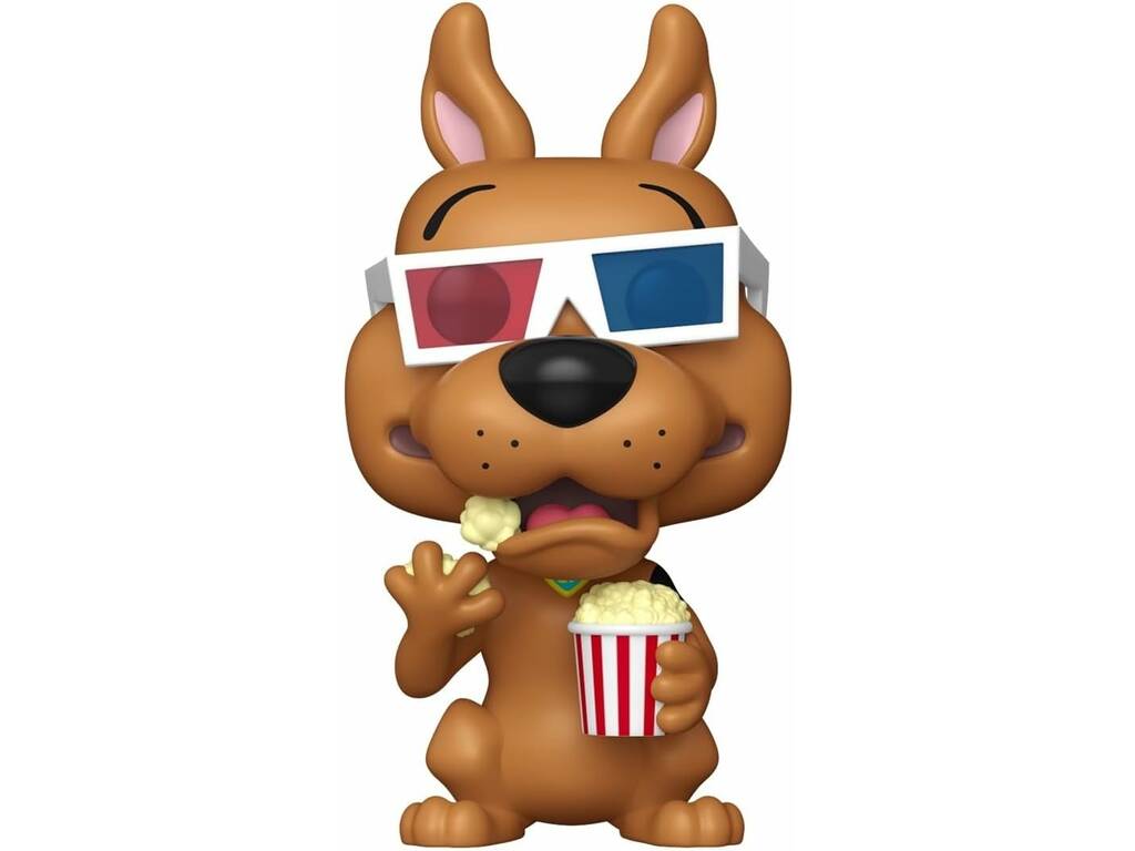 Funko Pop Animation Scooby Doo Figura Scooby Doo con occhiali e popcorn