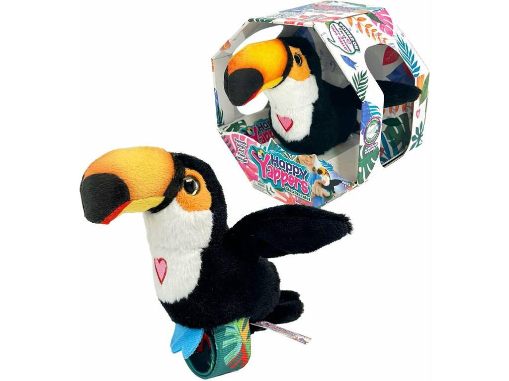 Happy Yappers Peluche Bracelet Slap de 12 cm