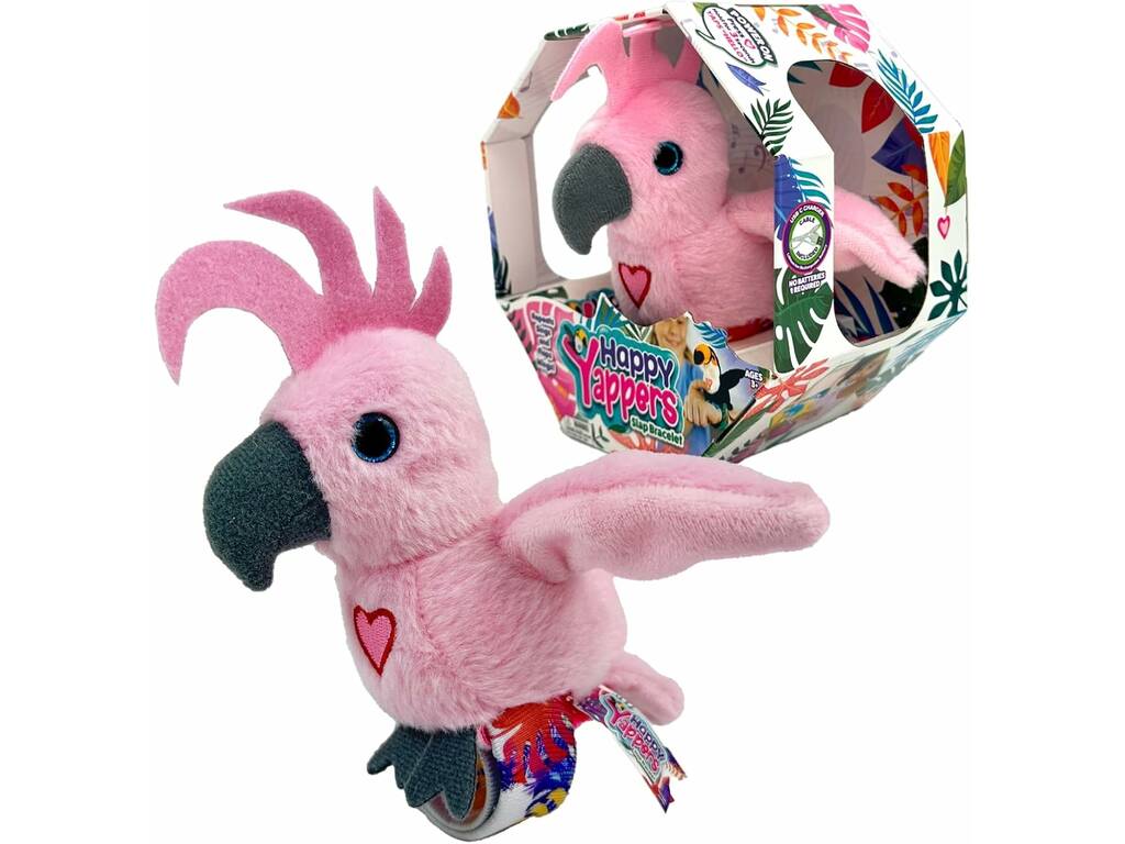 Happy Yappers Peluche Bracelet Slap de 12 cm