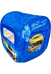 Hot Wheels Casa de Tela Infantil Plegable con Ventana de 92x73x70 cm